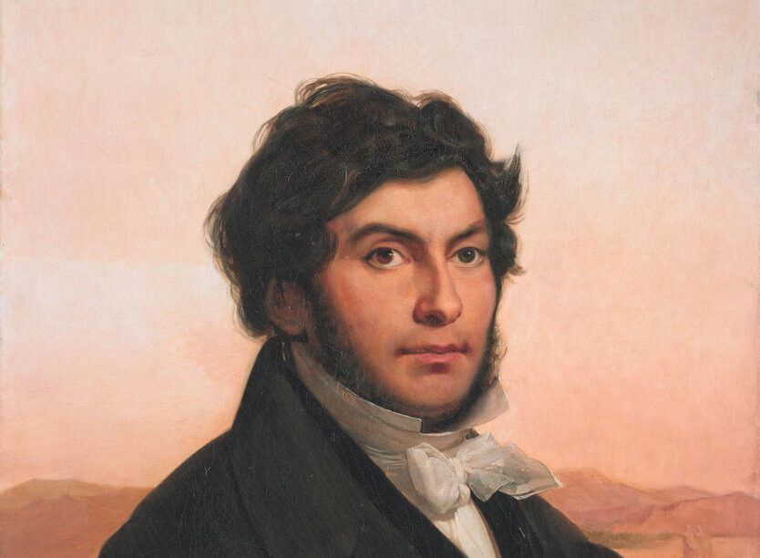 Léon Cogniet (1794‑1880), Portrait de Jean-François Champollion égyptologue, 1831.