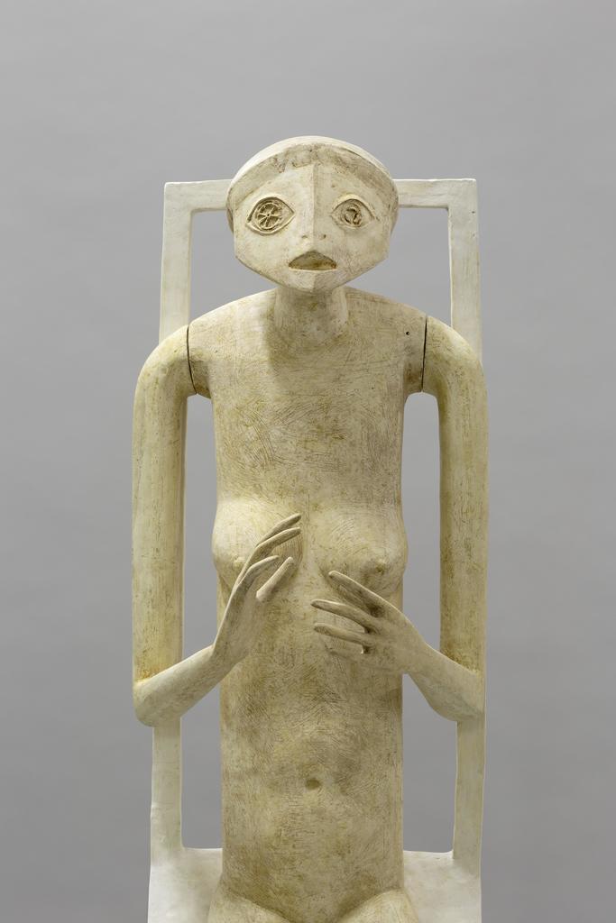 Alberto Giacometti (1901-1966), L’Objet invisible (détail), 1934-1935. Plâtre, 153 x 32 x 29 cm. Fondation Giacometti.