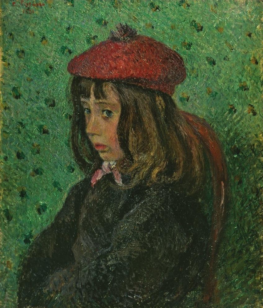Camille Pissarro, Félix Pissarro au béret rouge, 1881. Huile sur toile, 55,2 x 46,4 cm. Londres, Tate Gallery.