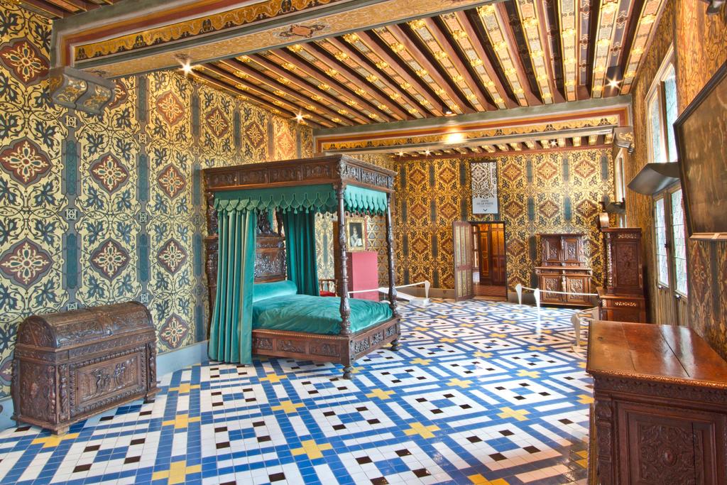 Chambre de la reine, château royal de Blois. 