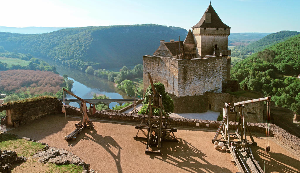 Vue du château de Castelnaud.