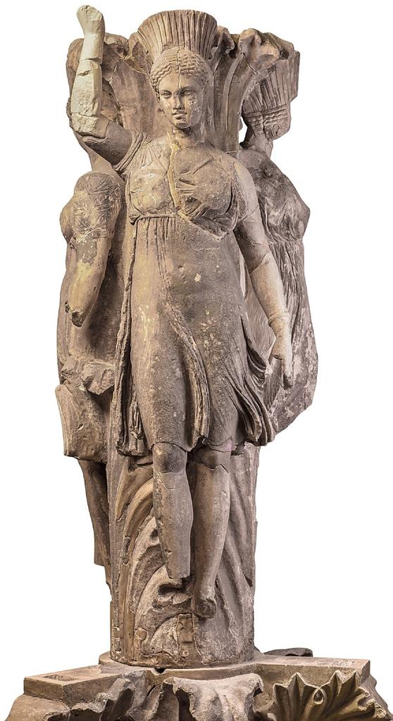 La colonne d’acanthe omphalophore.