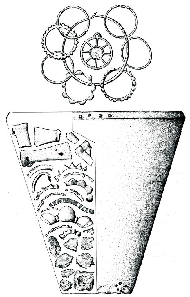 Dépôt de fragments de bronze de Roque-Courbe à Saint-Saturnin (Hérault), première moitié du VIᵉ siècle avant notre ère.