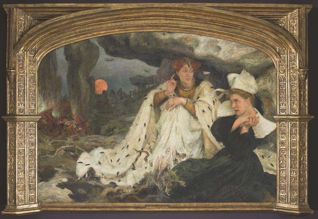 Edgard Maxence (1871-1954), La Légende bretonne, 1906. Huile sur toile, 150 × 221 cm. Paris, musée d’Orsay. 