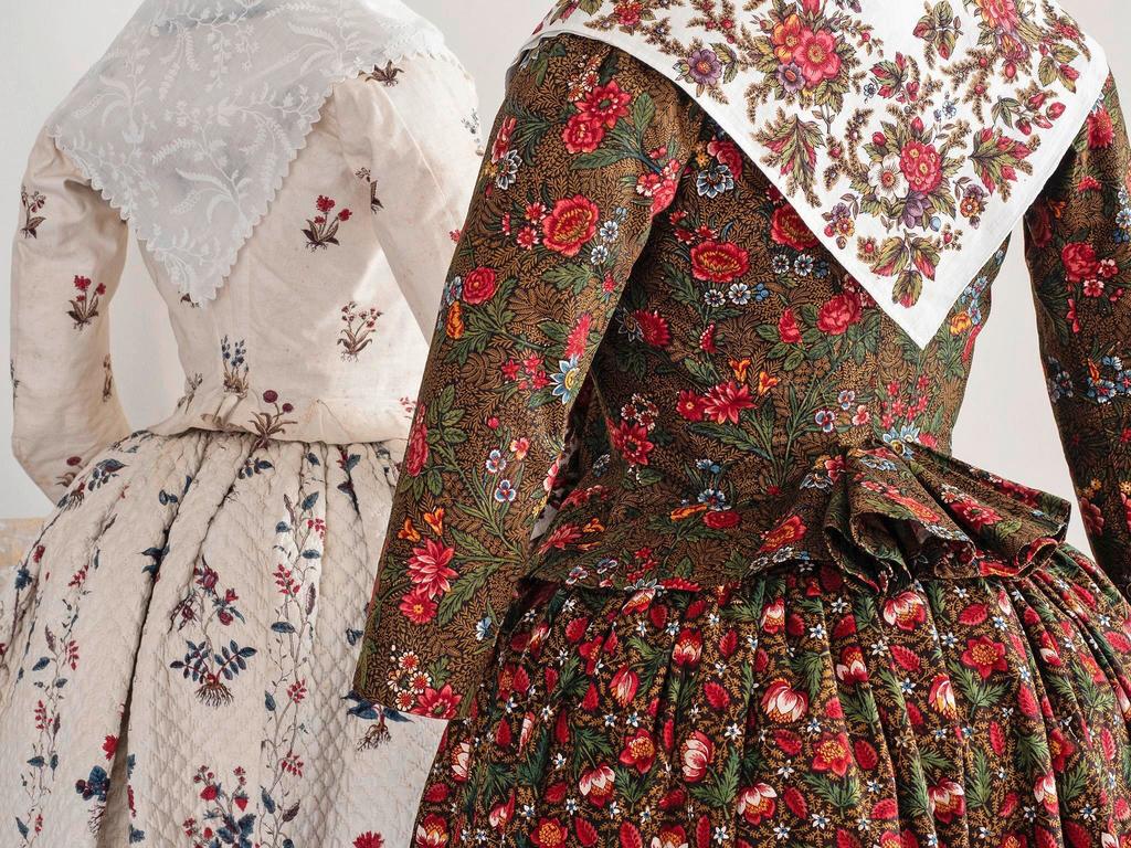 Ensembles de jour en coton imprimé, Provence, vers 1780-1790. 