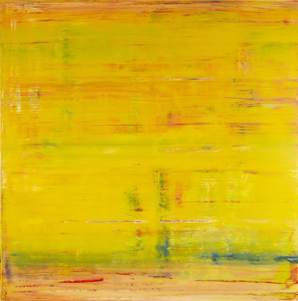 Gerhard Richter (né en 1932), Abstract Painting, 2009. Huile sur toile, 180 x 180 cm. Collection Carmignac.