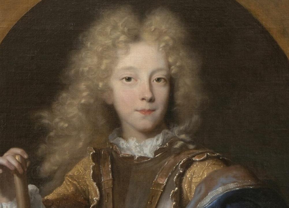 Hyacinthe Rigaud, Portrait de Jean Fançois Paul de Crequi, duc de Lesdiguières (détail), 1687. Huile sur toile. Vizille, Musée de la Révolution française (dépôt du musée du Louvre).