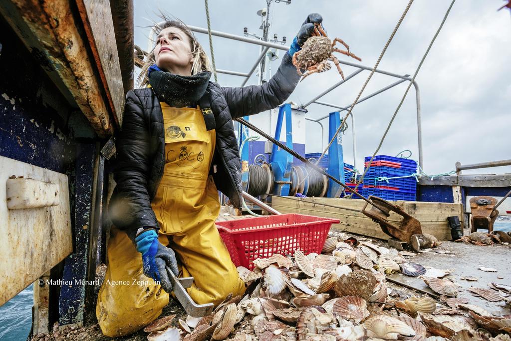 Mathieu Ménard, série De sel et de vie, les femmes et la mer. 