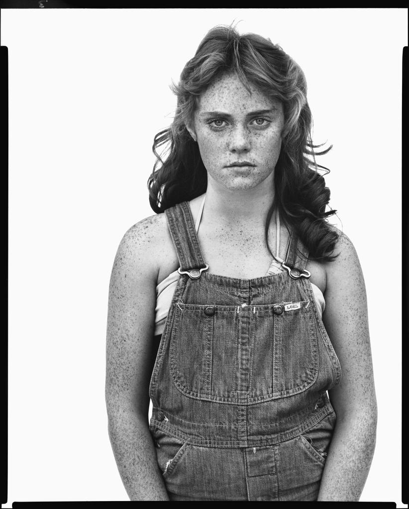 Richard Avedon (1923-2004), Sandra Bennett, 12 ans, Rocky Ford, Colorado, 23 août 1980. 
