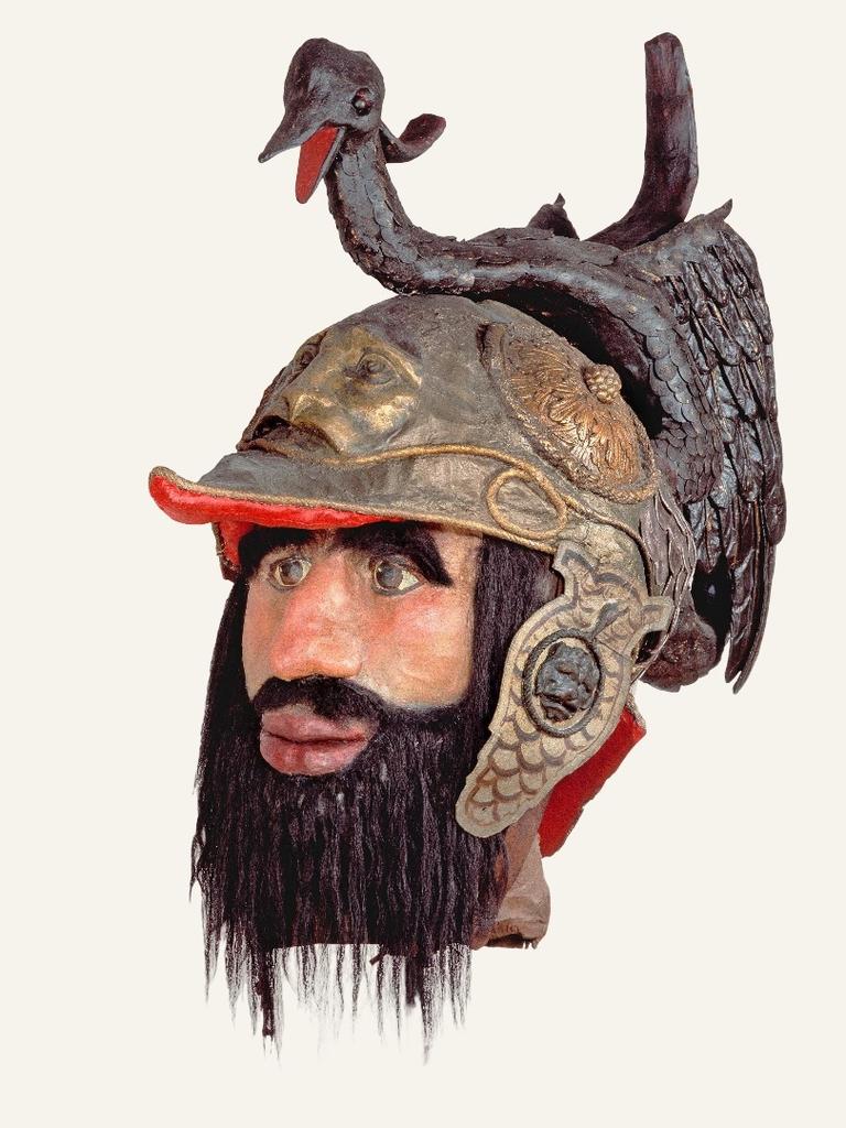 D’après Pieter Coecke van Aelst (1502-1550), Tête du géant Druon Antigone, 1534. Papier mâché, bois, métal et cheveux, 197 x 87 x 191 cm. Anvers, collection MAS – Museum aan de Stroom. 