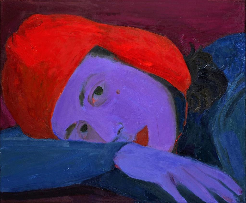 Xinyi Cheng (née en 1989), Red Bonnet, 2000. Collection Pinault. 