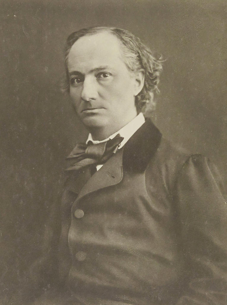 Félix Tournachon, dit Nadar, Charles Baudelaire, 1854-67  Photographie d’après négatif sur plaque de verre, 15,8 x 12,5 cm. Paris, Bibliothèque nationale de France.  