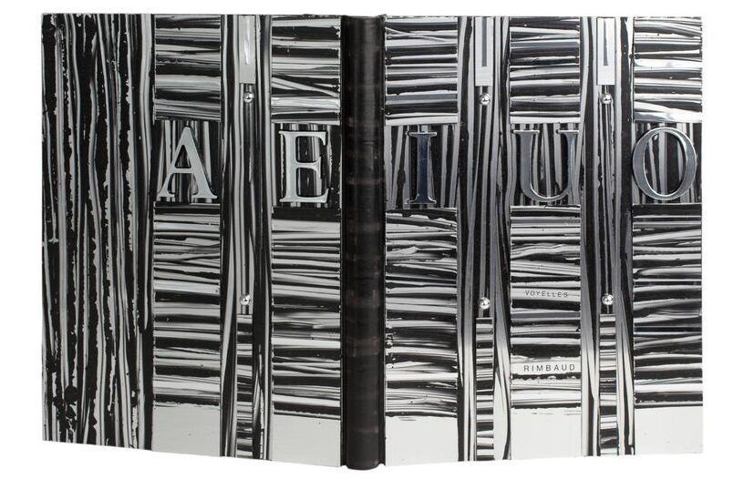 Arthur Rimbaud, Voyelles. Reliure de Florent Rousseau, 2014.