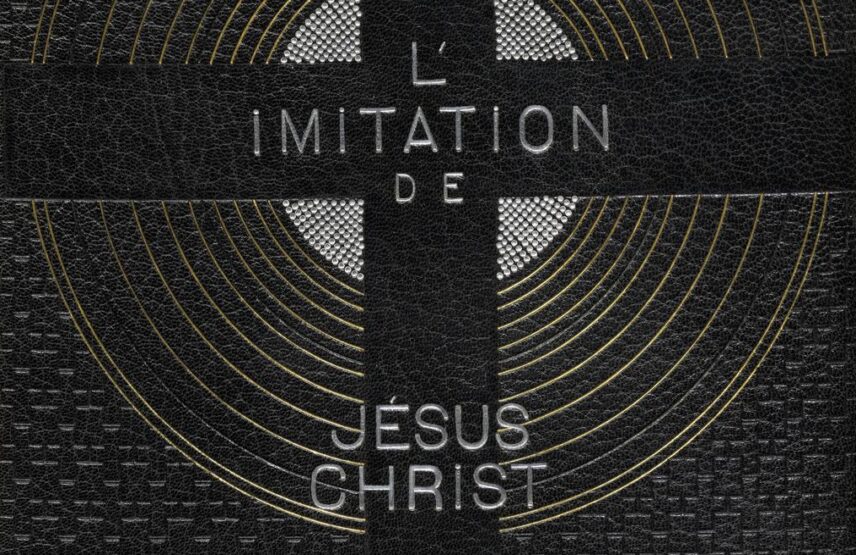 L’Imitation de Jésus-Christ, bois dessinés par Maurice Denis, Paris, Ambroise Vollard, éditeur (Imprimerie nationale), 1903 (FS IX 475 A). Reliure de Pierre Legrain achevée par Jacques Anthoine-Legrain (détail).