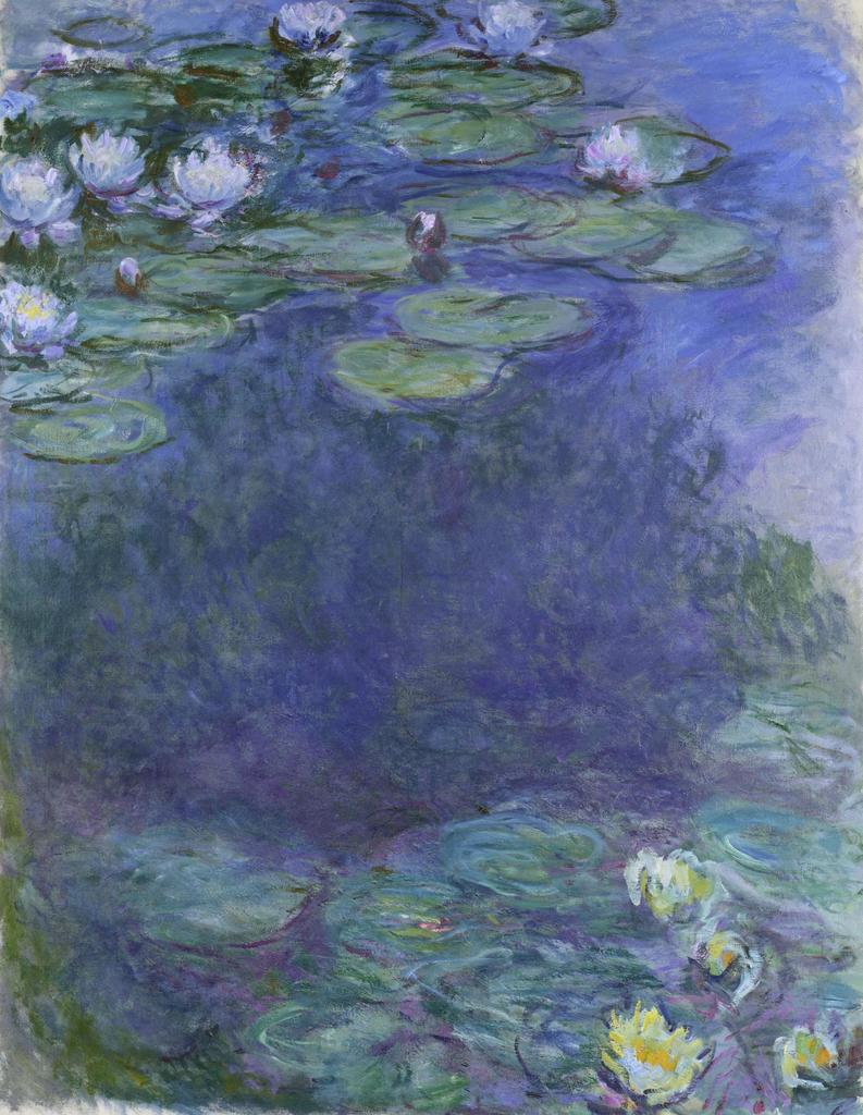Claude Monet (1840-1926), Nymphéas, vers 1914-1917. Huile sur toile, 175 x 135,4 cm. Adjugé 65,5 M$ (frais inclus) chez Sotheby’s New York le 18 novembre 2024. 