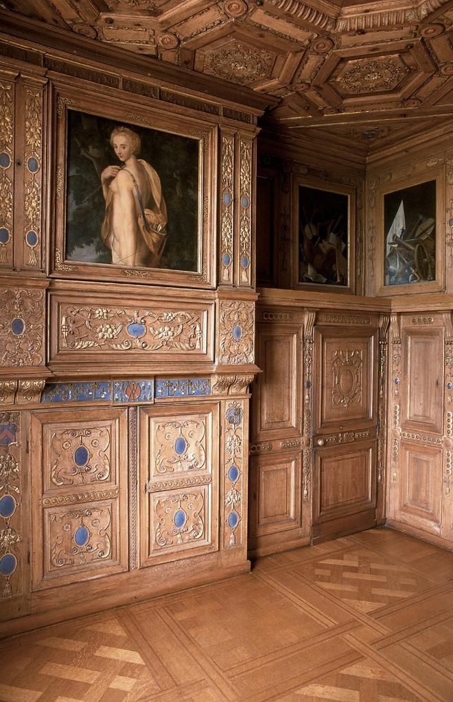 Le cabinet des Grelots du château de Beauregard.