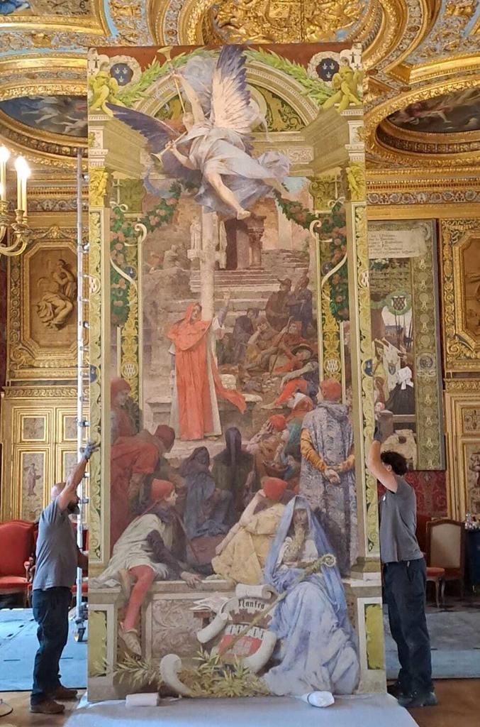 Les cartons de tapisserie du parlement de Bretagne viennent d'être restaurés. Venez admirer l'un d'eux au musée des Beaux-Arts de Rennes lors des Journées européennes du patrimoine 2025.