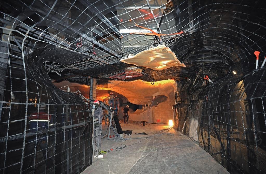 Cosquer Méditerranée en cours de construction.