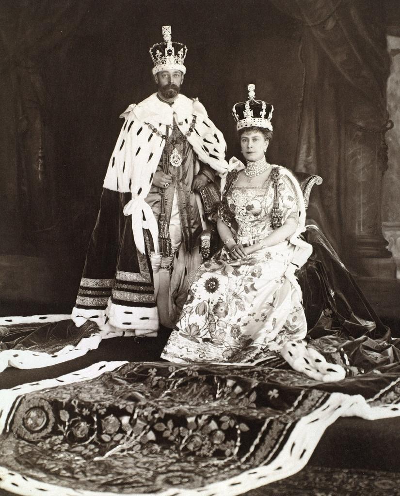 W. & D. Downey, Le roi George V et la reine Mary, 1911.