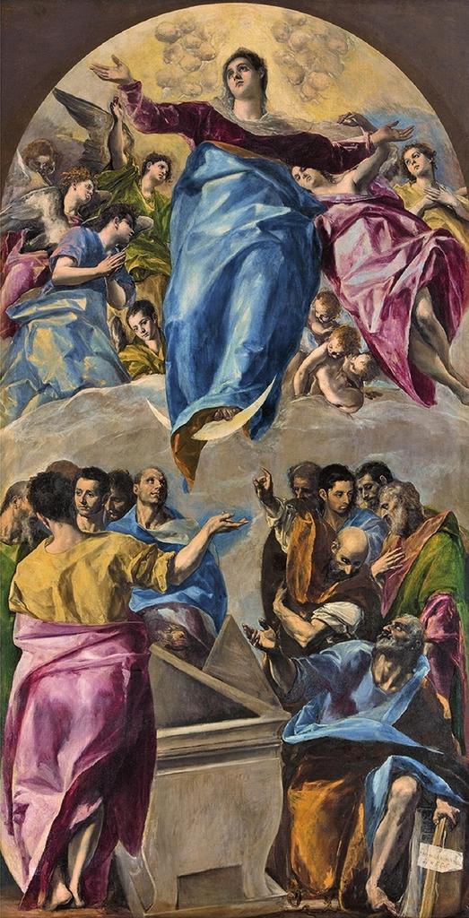 L’Assomption de la Vierge, 1577-1579. Huile sur toile, 403,2 x 211,8 cm. Chicago, The Art Institute of Chicago.