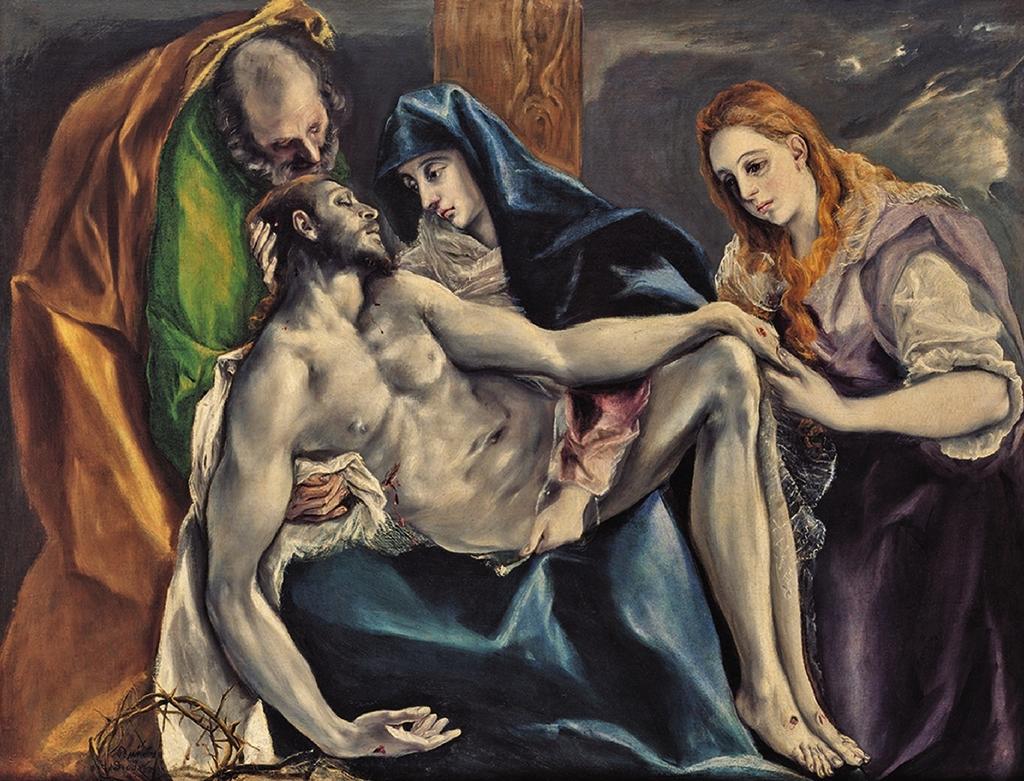 Pietà, 1580-1590. Huile sur toile, 121 x 155,8 cm. Collection particulière.