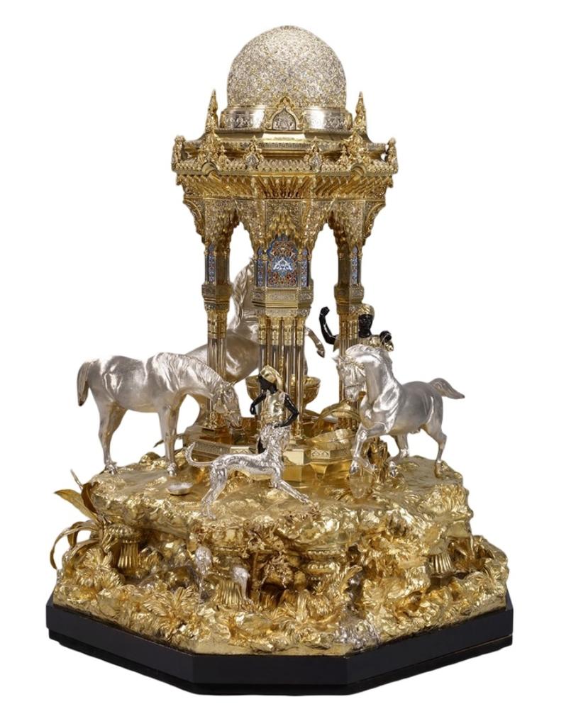 Fontaine de table « Alhambra », R&S Garrard, orfèvres, 1851-1853. Londres, Royal Collection Trust.