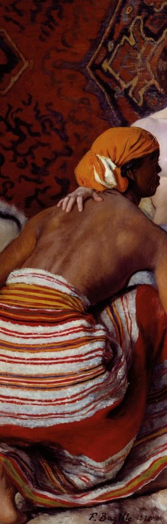 Frédéric Bazille, La Toilette (détail), 1870. Huile sur toile, 132 x 127 cm. Montpellier, musée Fabre.