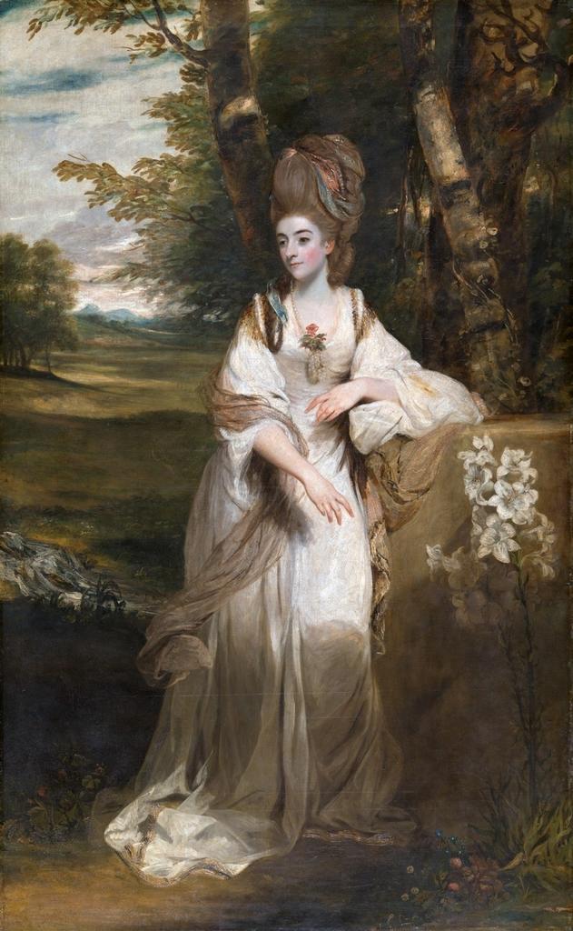 Joshua Reynolds, Lady Bampfylde, 1776-1777. Huile sur toile, 238,1 x 148 cm. Londres, Tate.