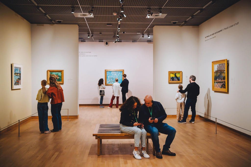 Une salle du musée Van Gogh, à Amsterdam.