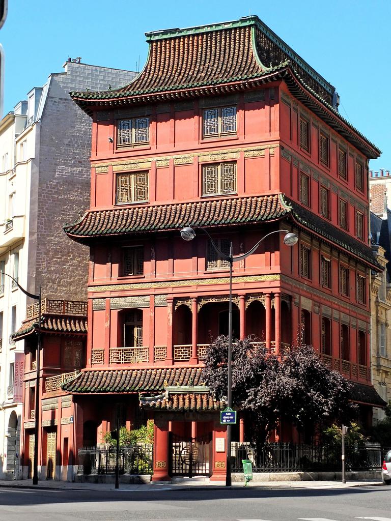 La Pagode de Monsieur Loo, rue de Courcelles, Paris.