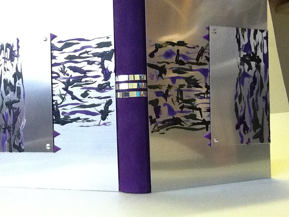 Michel Déon, Un taxi mauve, Gallimard, 1973. Reliure de Florent Rousseau, 2015.