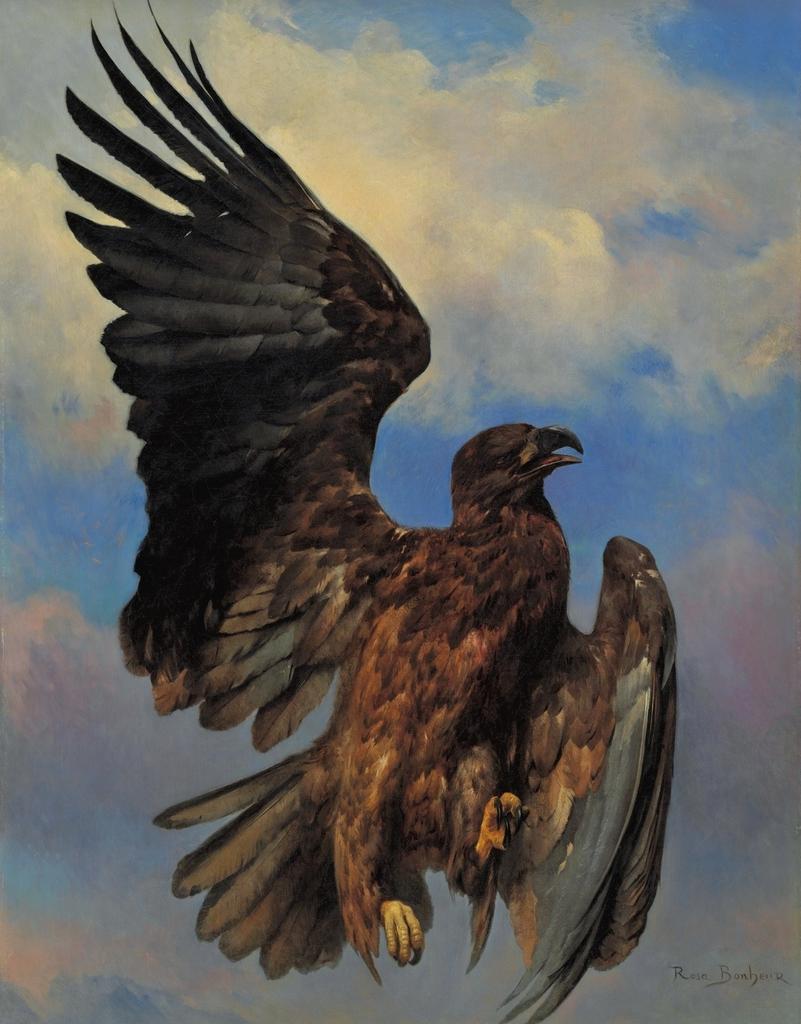 Rosa Bonheur, L’Aigle blessé, vers 1870. Huile sur toile, 147,6 x 114,6 cm. Los Angeles, Los Angeles County Museum of Art.