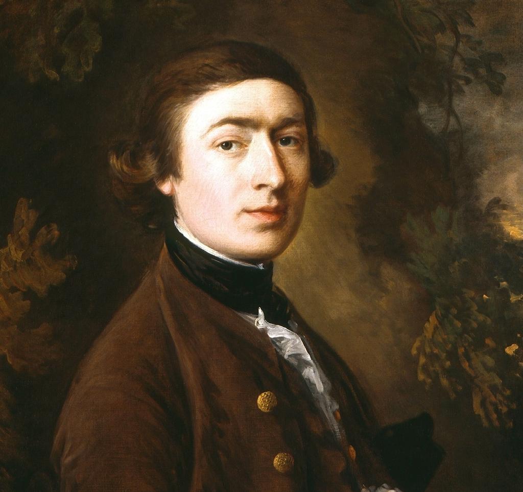 Thomas Gainsborough, Autoportrait (détail), vers 1759. Londres, National Portrait Gallery.