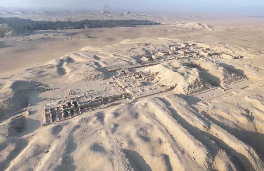 Nécropole de Pépy Ier à Saqqâra, fouillée par la Mission archéologique franco-suisse de Saqqâra.
