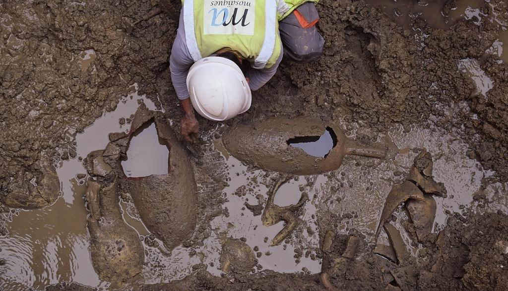 Vide sanitaire en cours de fouille.