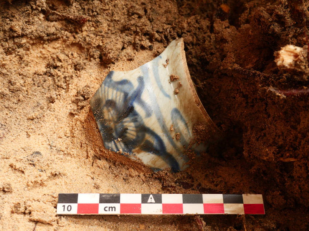 Bol en porcelaine chinoise de Zhangzhou, période Kangxi. 