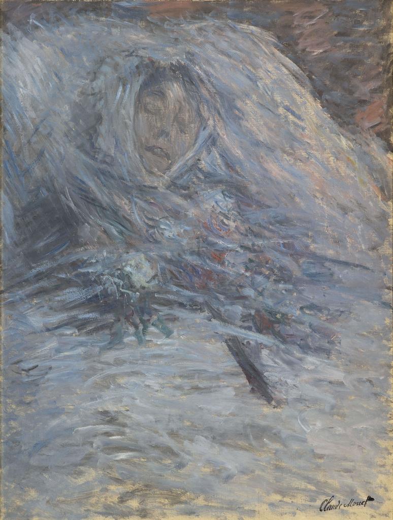 Claude Monet (1840-1926), Camille sur son lit de mort, 1879. Huile sur toile, 90 x 68 cm. Paris, musée d’Orsay.