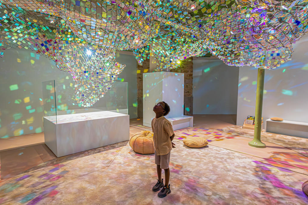 Vue de l’exposition « Transparence » au Palais des enfants.