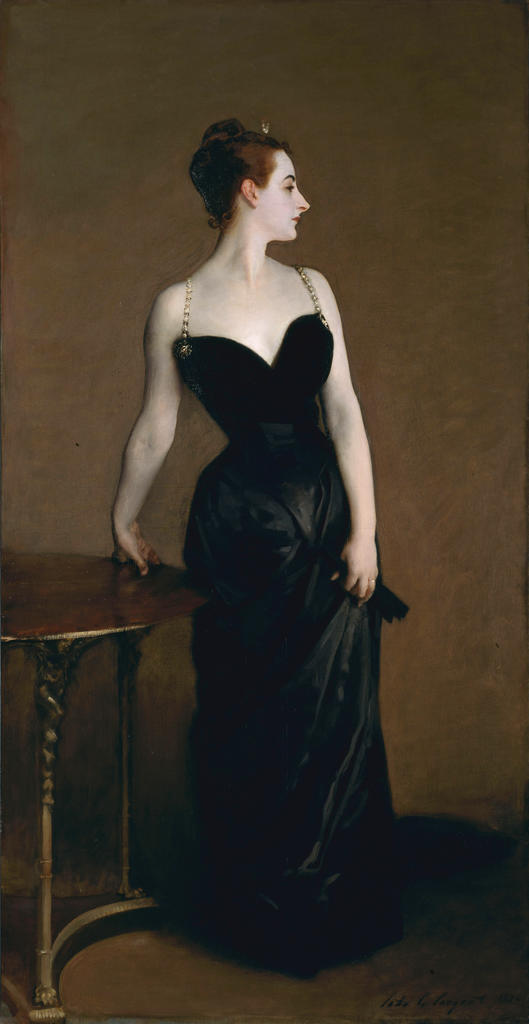 John Singer Sargent (1856-1925), Portrait de Mme ***, dit aussi Madame X, 1883-1884. Huile sur toile, 208,6 x 109,9 cm. New York, The Metropolitan Museum of Art.