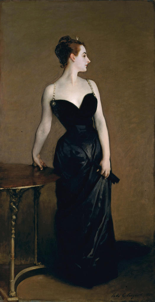 John Singer Sargent, Portrait de Mme ***, dit aussi Madame X, 1883-84. Huile sur toile, 208,6 x 109,9 cm. New York, The Metropolitan Museum of Art.