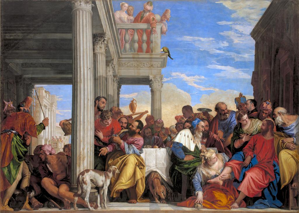 Paolo Caliari, dit Véronèse (1528-1588), Le Repas chez Simon le Pharisien, 1556-1560. Huile sur toile, 315 x 451 cm. Turin, musée royal, Galleria Sabauda. 