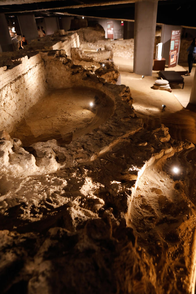 Le site de la basilique civile.