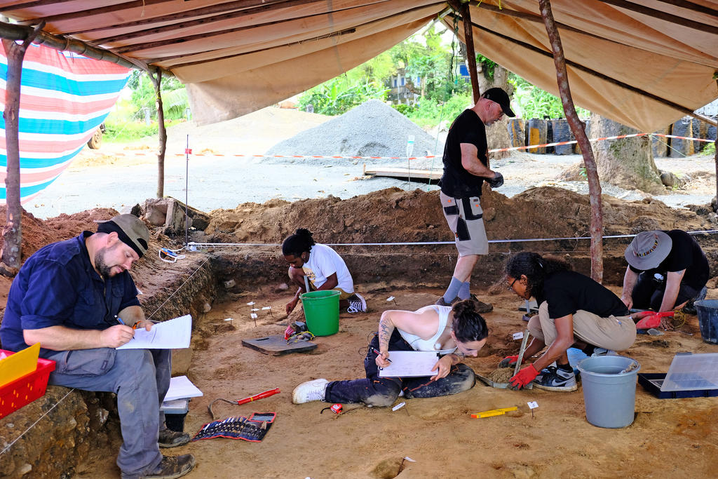 Fouille sur le sondage 2 en 2025.