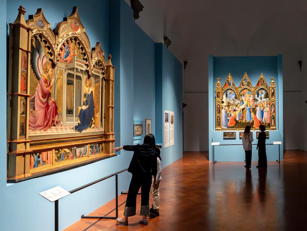 Vue de l’exposition « Beato Angelico », au Palazzo Strozzi et au Museo di San Marco, à Florence.
