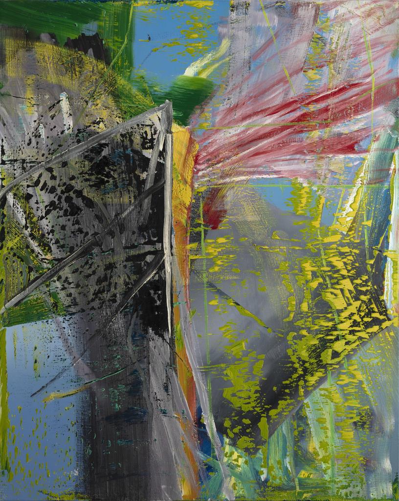 Gerhard Richter (né en 1932), Möhre [Carotte], 1984 (CR 558-2). Huile sur toile, 200 x 160 cm. Paris, Fondation Louis Vuitton.