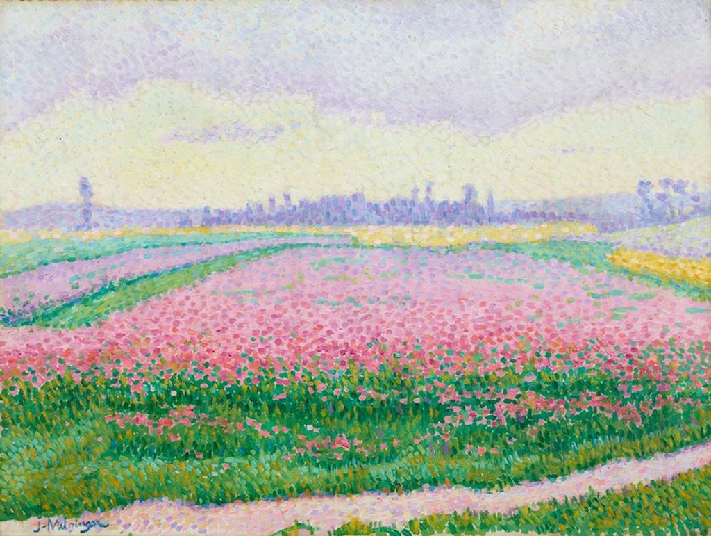 Jean Metzinger (1883-1956), Champs de pavots, 1904. Huile sur toile, 44,1 x 59,7 cm. Minneapolis Institute of Arts. 
