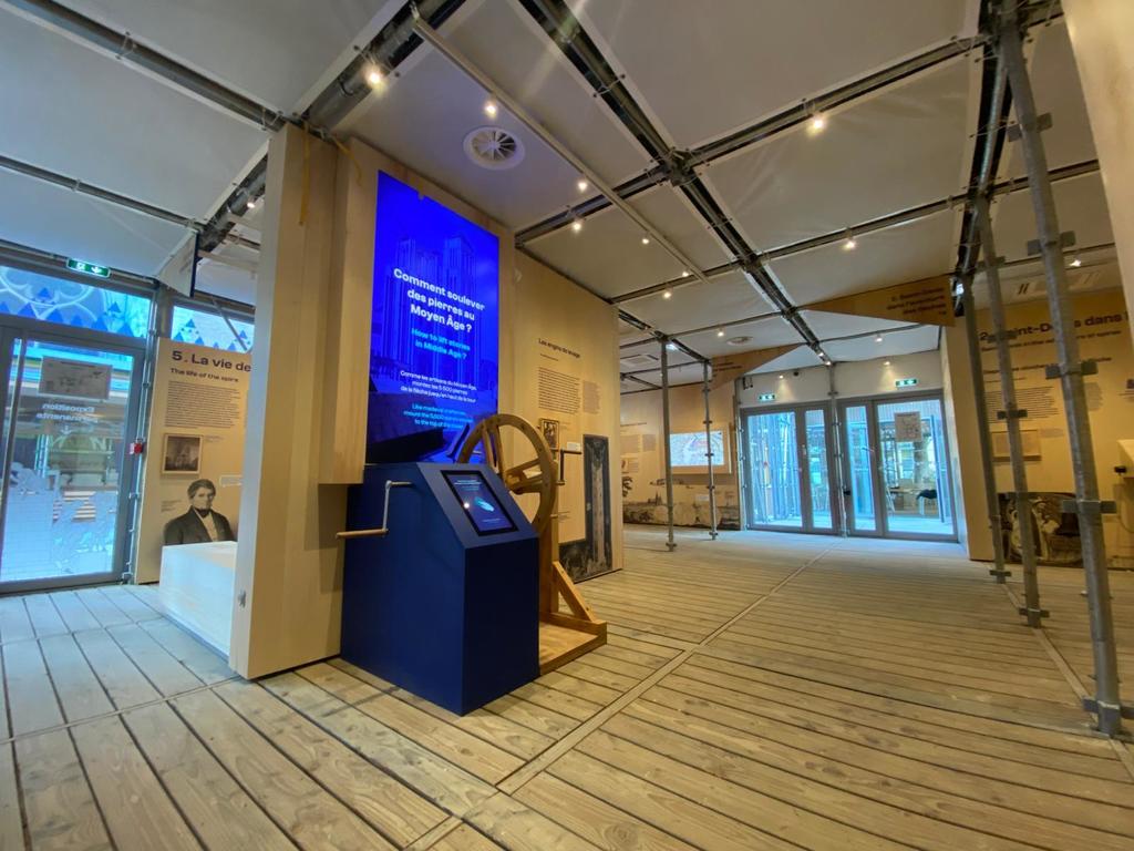 Vue de l'espace d'exposition.