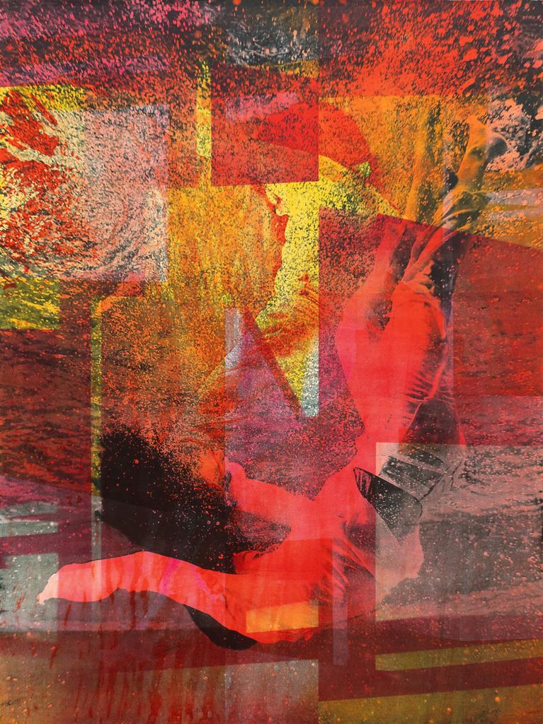 Shirana Shahbazi (née en 1974), Falling_07 (pink), 2024. 