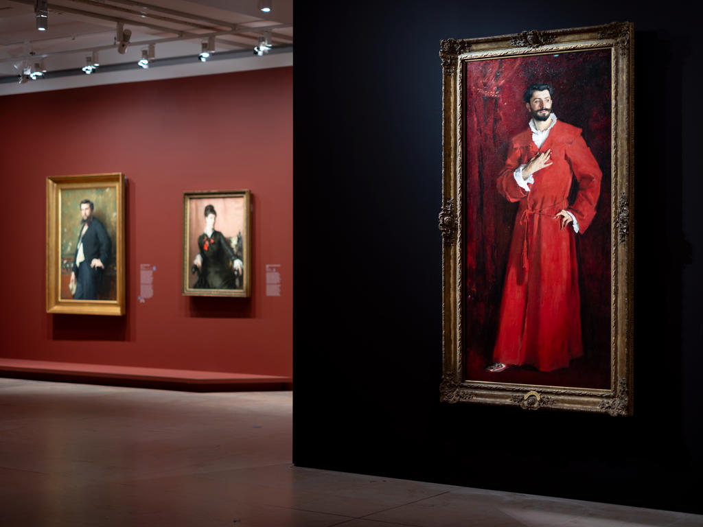 Vue de l'exposition « John Singer Sargent. Éblouir Paris » au musée d'Orsay.