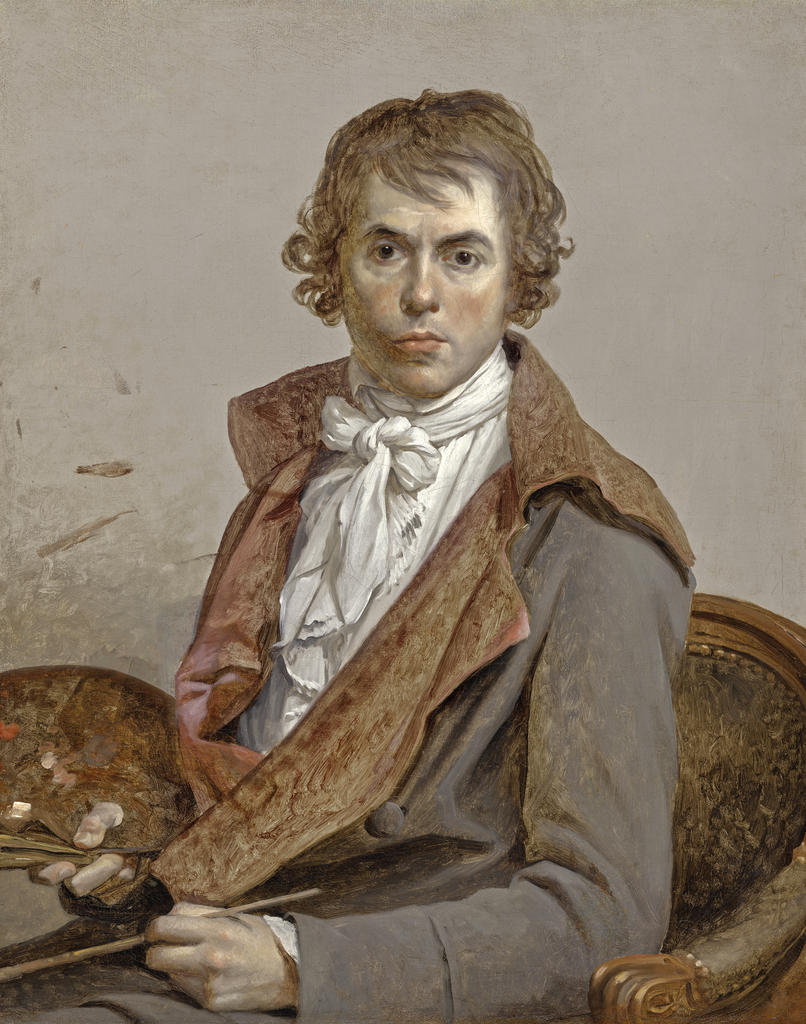 Jacques-Louis David, Autoportrait, 1794. Huile sur toile, 81 x 64 cm. Paris, musée du Louvre.